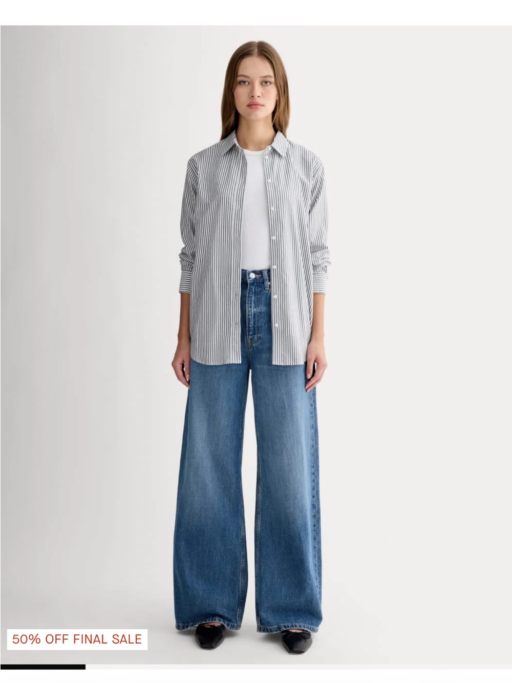 Everlane The Baggy Jean - Blue Denim